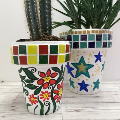 painted pot