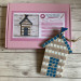 blush beach hut and box