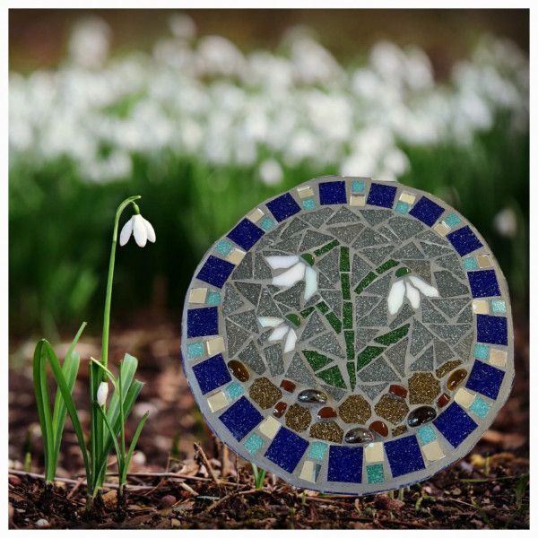 Birth Flower Mosaic Kit. January Snowdrop » Rachel Shilston
