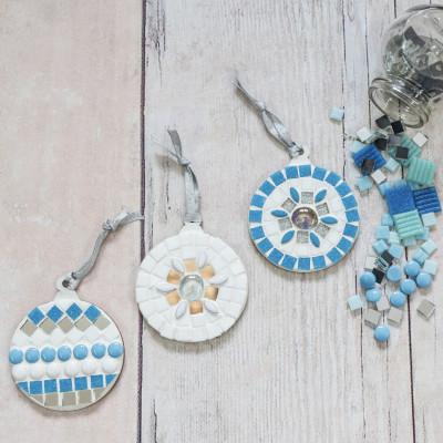 teal baubles square Rachel Shilston