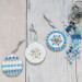 teal baubles square Rachel Shilston