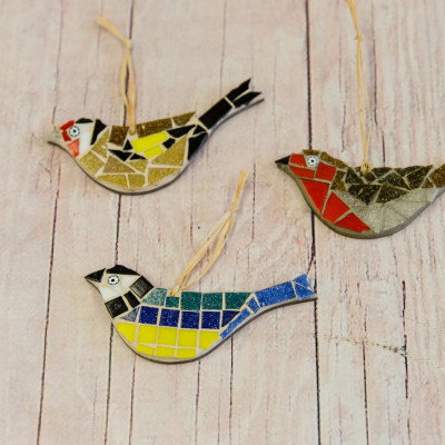 mosaic birds